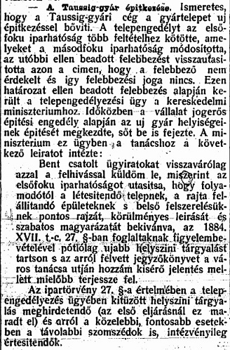 Győri Hírlap, 1912. augusztus 11.